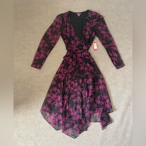 Vince Camuto Asymmetrical Wrapped Dress